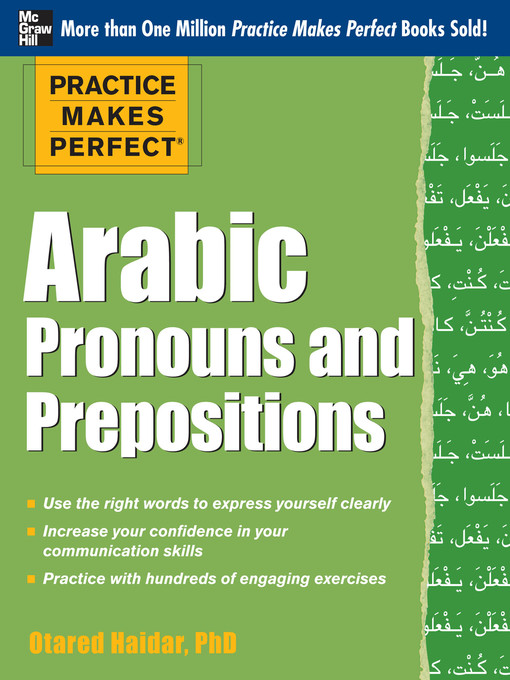 Title details for Arabic Pronouns and Prepositions by Otared Haidar - Available